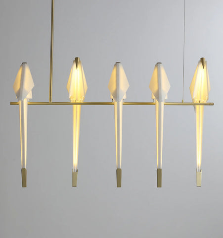 Perching Bird Chandelier