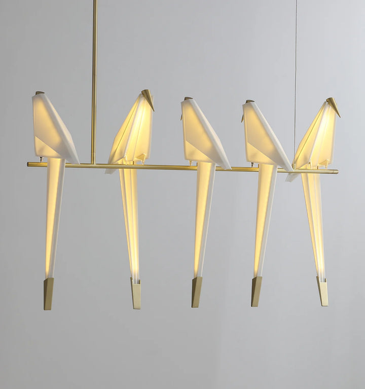 Perching Bird Chandelier
