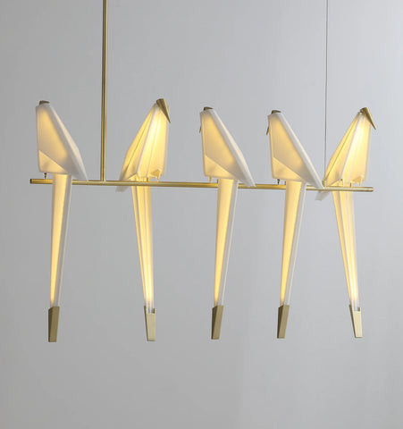 Perching Bird Chandelier