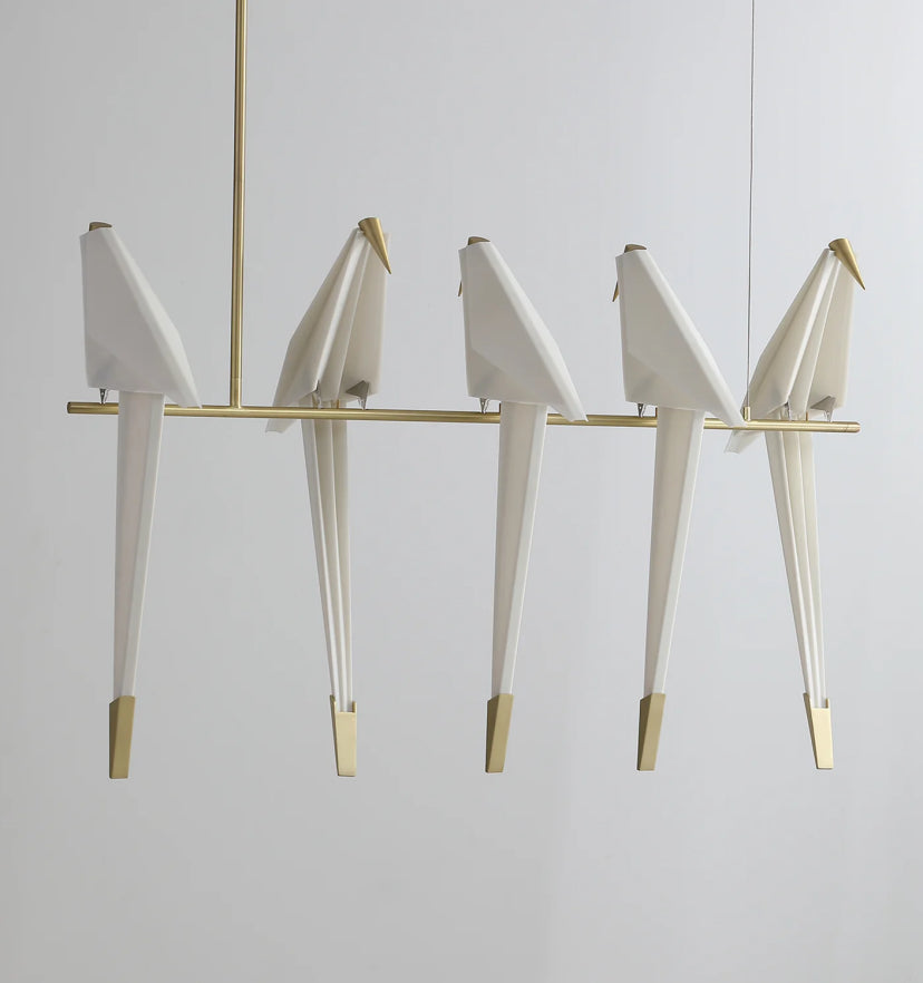 Perching Bird Chandelier