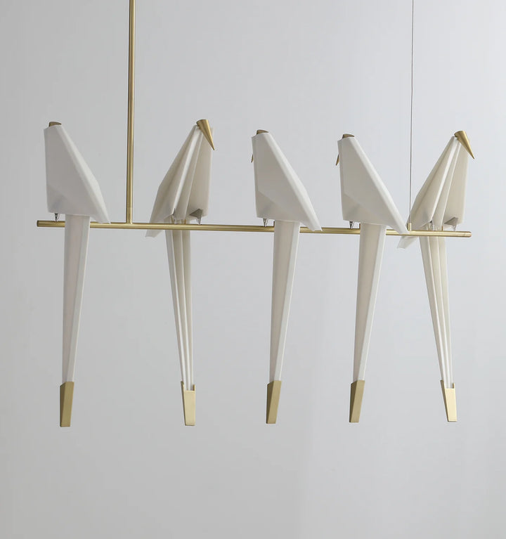 Perching Bird Chandelier