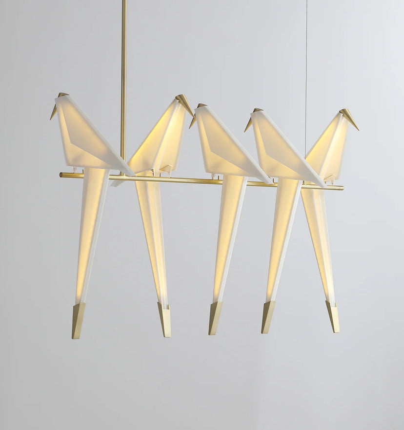 Perching Bird Chandelier
