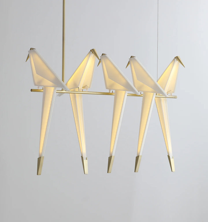 Perching Bird Chandelier