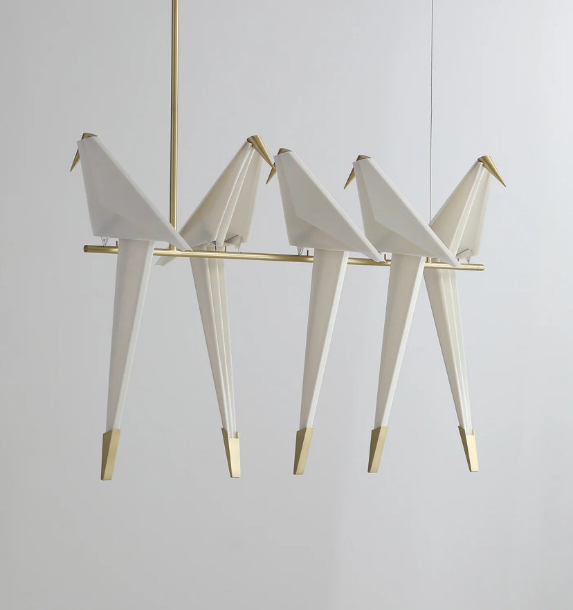 Perching Bird Chandelier