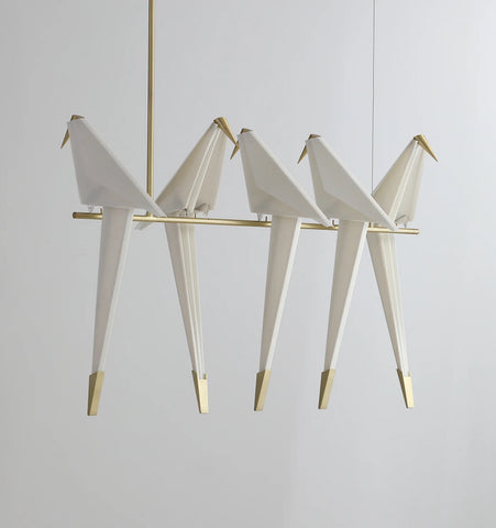 Perching Bird Chandelier