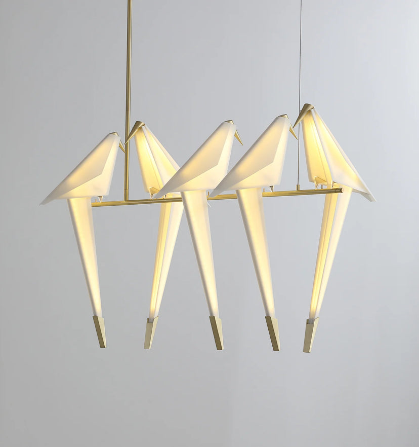 Perching Bird Chandelier