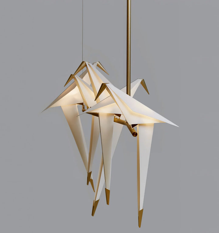 Perching Bird Chandelier