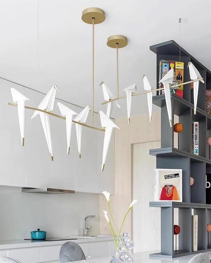 Perching Bird Chandelier