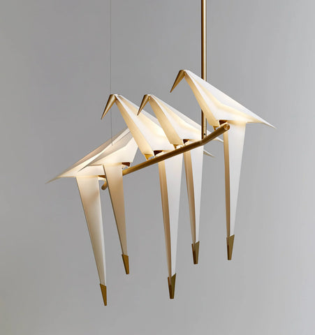 Perching Bird Chandelier
