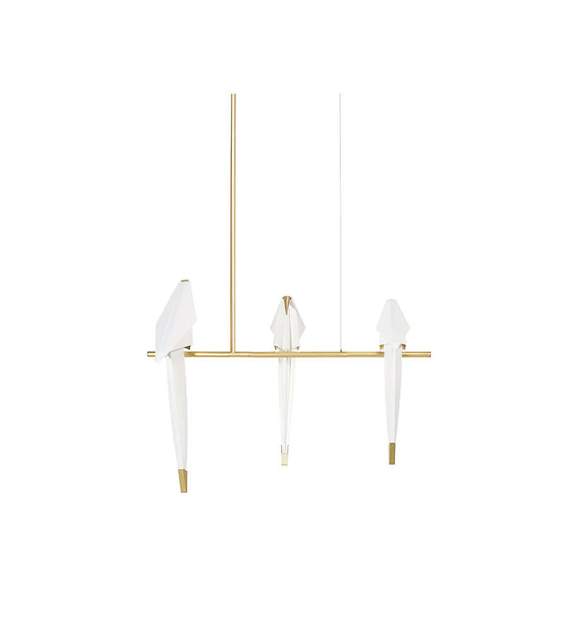 Perching Bird Chandelier