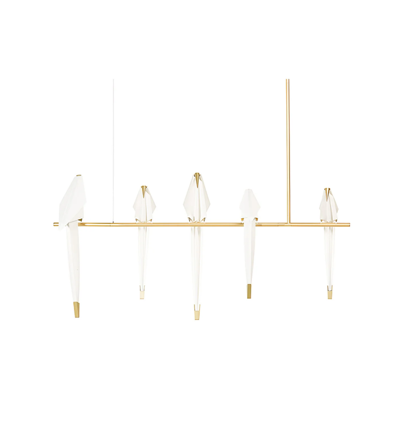 Perching Bird Chandelier