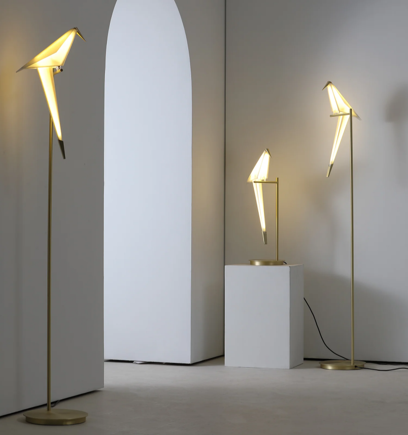 Perching Bird Floor Lamp