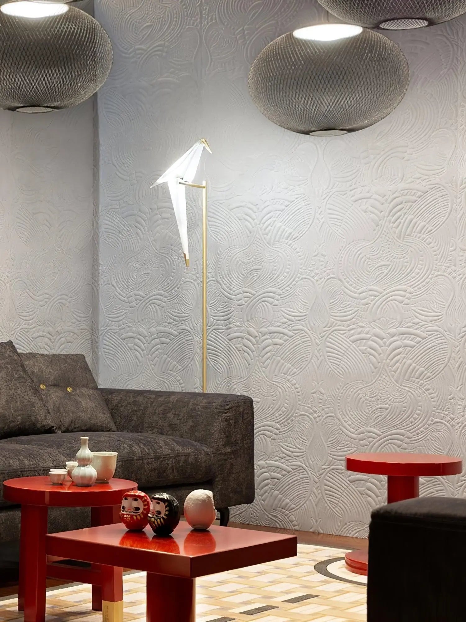Perching Bird Floor Lamp