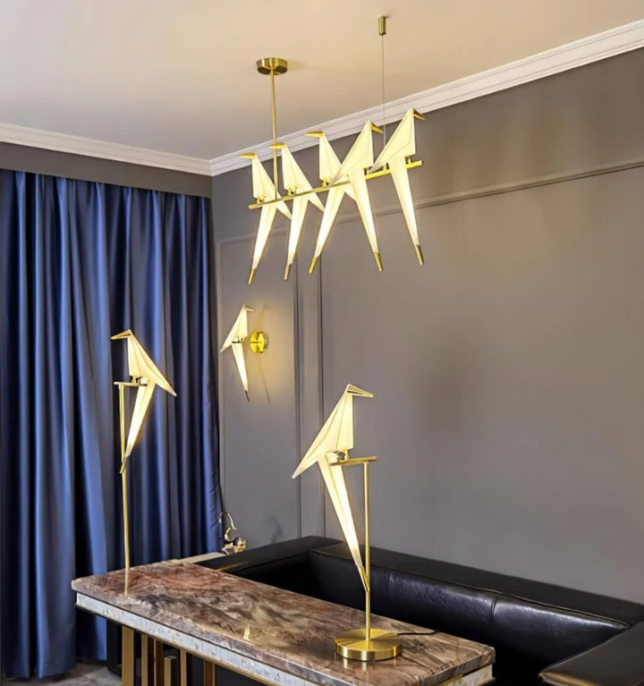 Perching Bird Floor Lamp