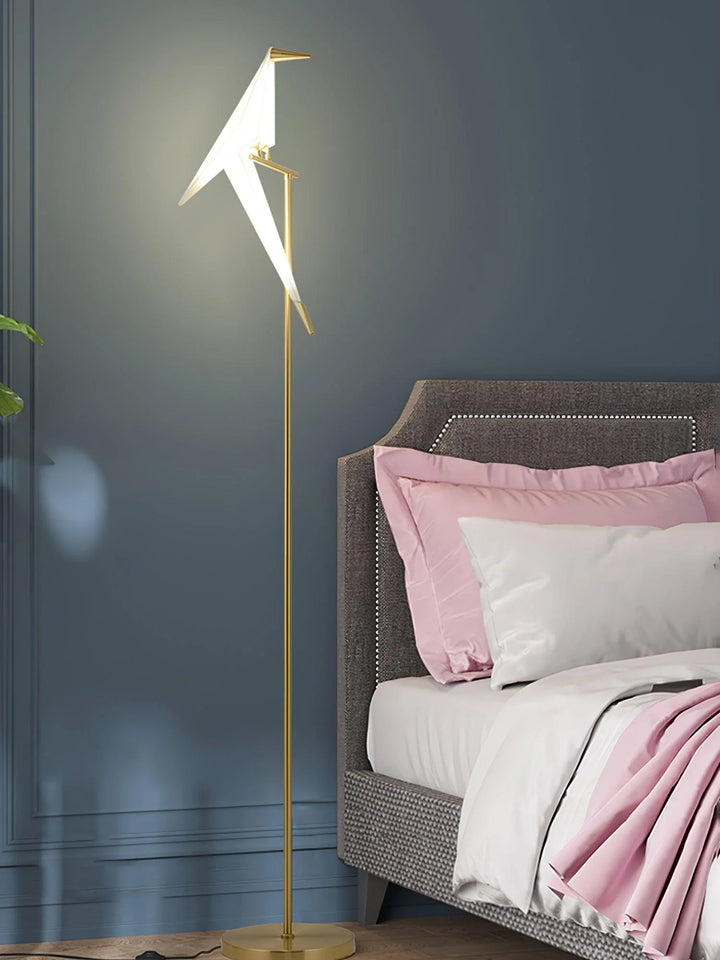Perching Bird Floor Lamp