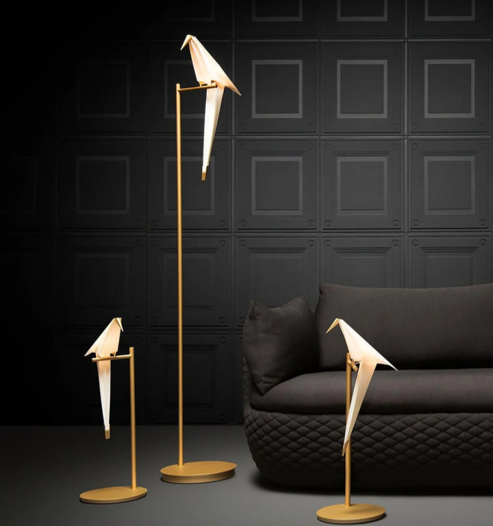 Perching Bird Floor Lamp