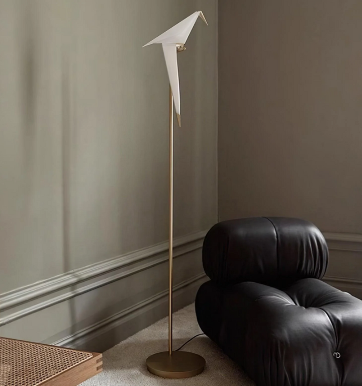 Perching Bird Floor Lamp