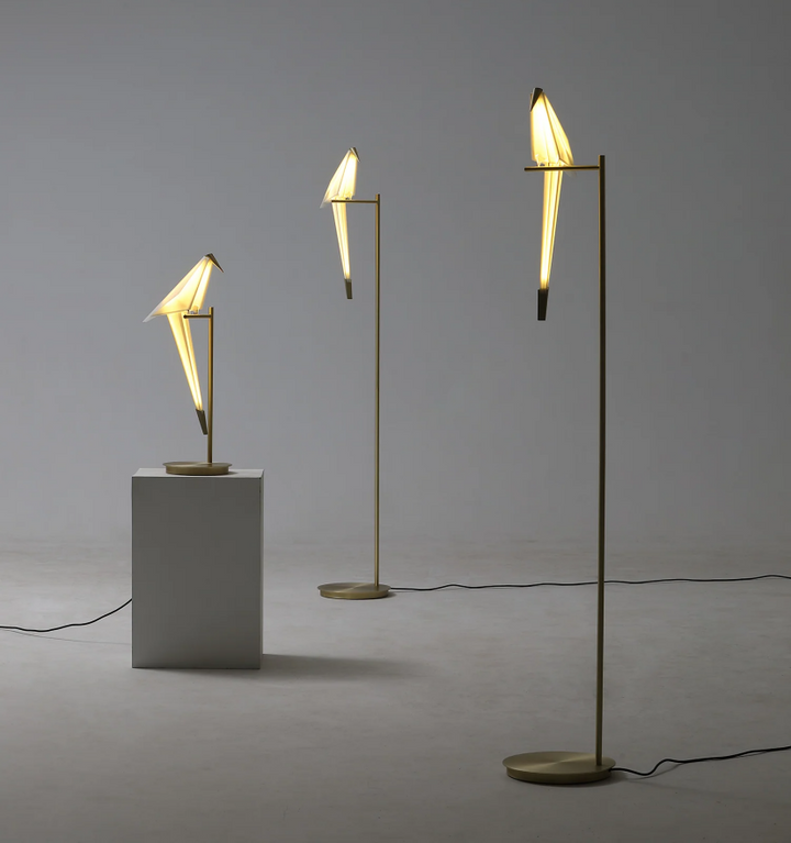 Perching Bird Floor Lamp