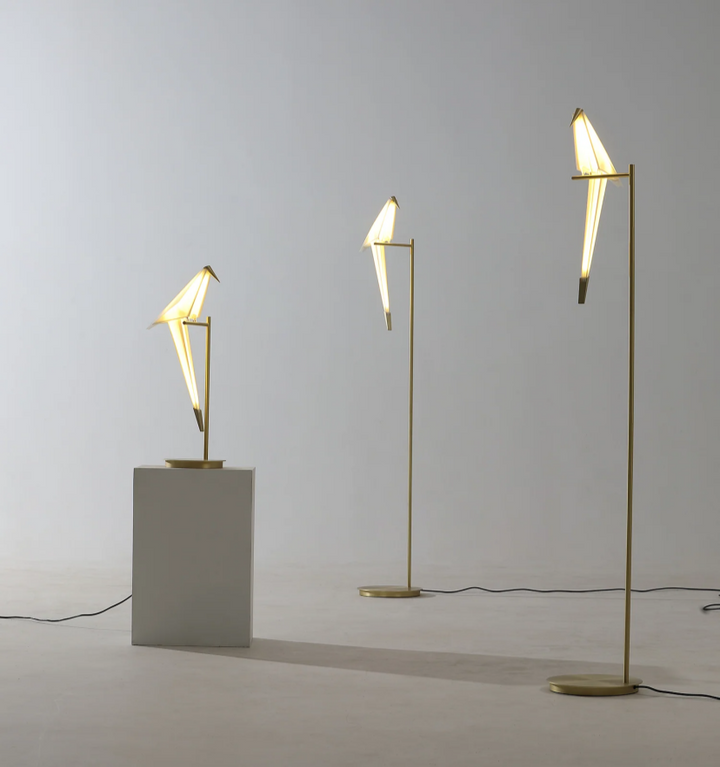 Perching Bird Floor Lamp