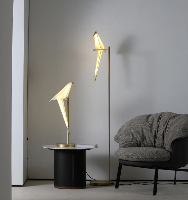 Perching Bird Floor Lamp