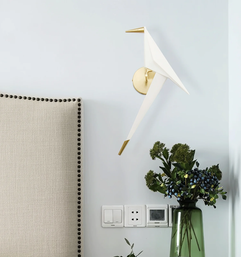 Perching Bird Wall Lamp