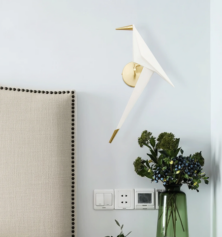Perching Bird Wall Lamp