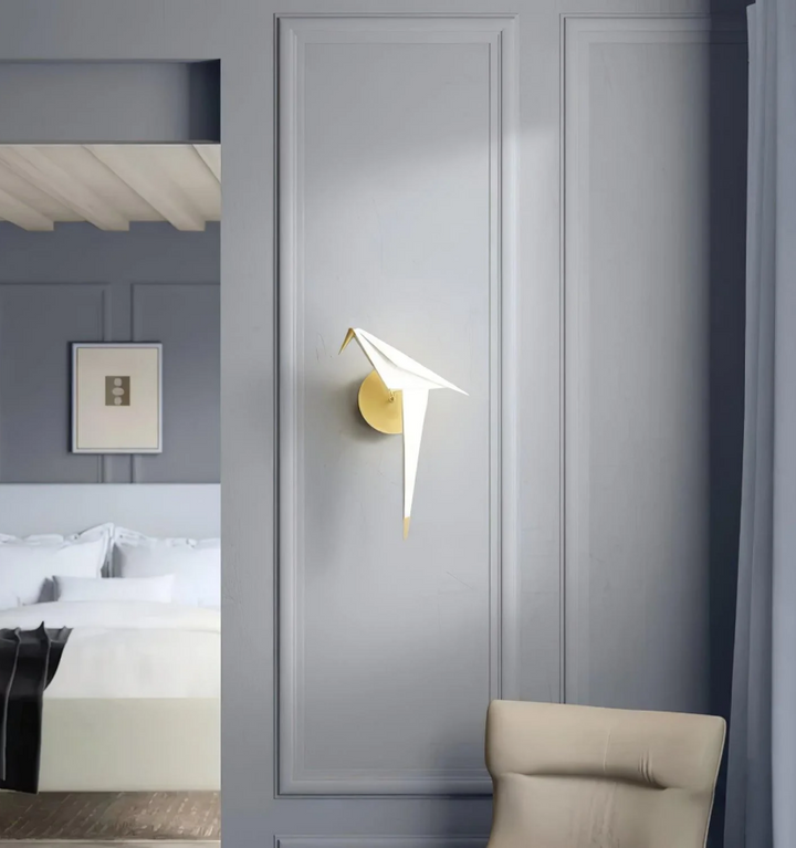 Perching Bird Wall Lamp