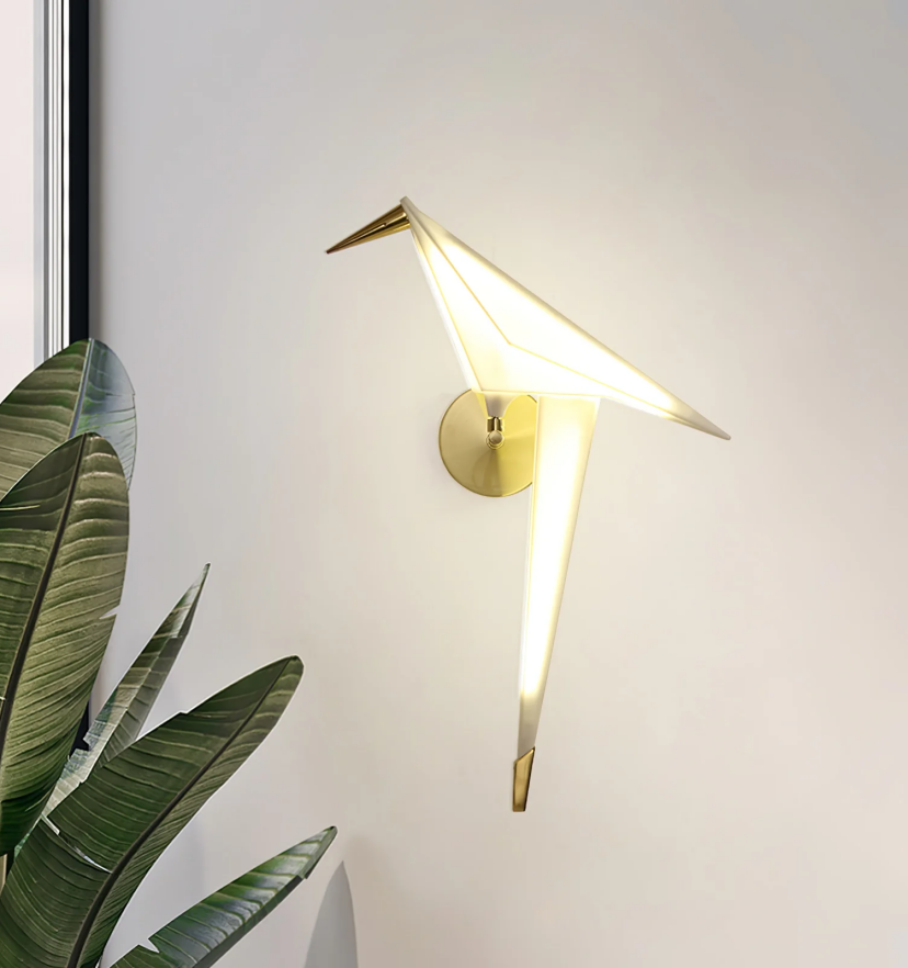Perching Bird Wall Lamp