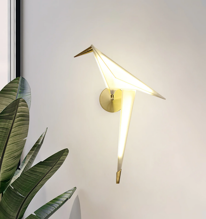 Perching Bird Wall Lamp