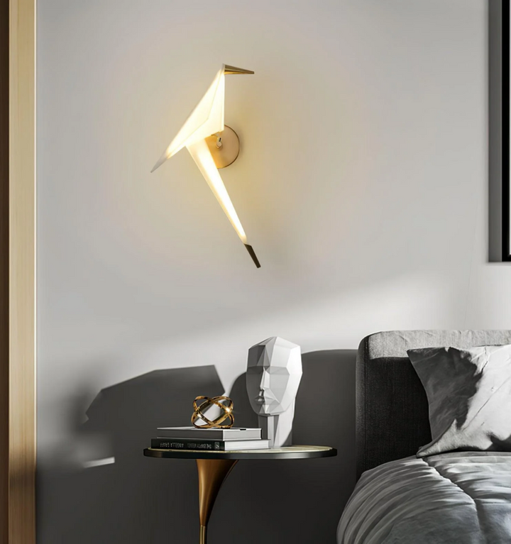 Perching Bird Wall Lamp
