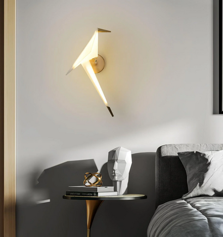 Perching Bird Wall Lamp