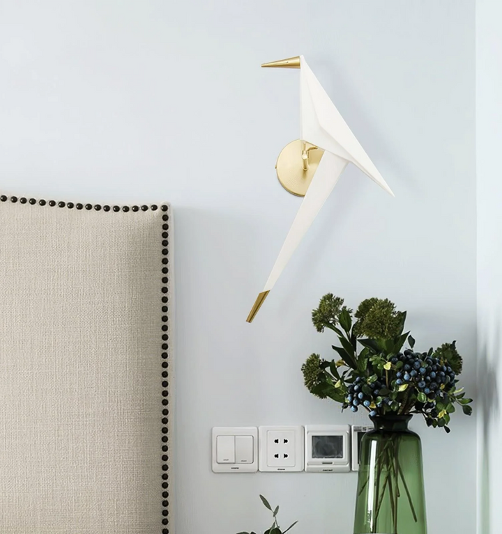 Perching Bird Wall Lamp