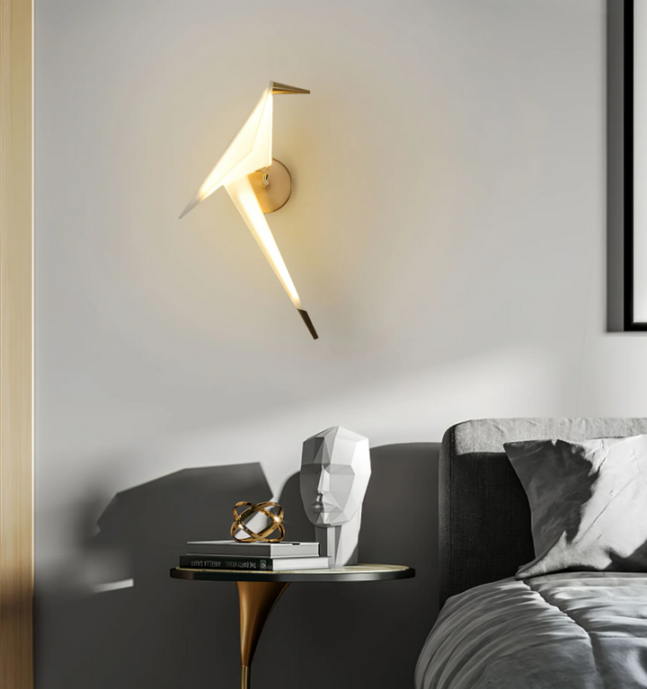 Perching Bird Wall Lamp