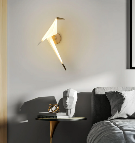 Perching Bird Wall Lamp