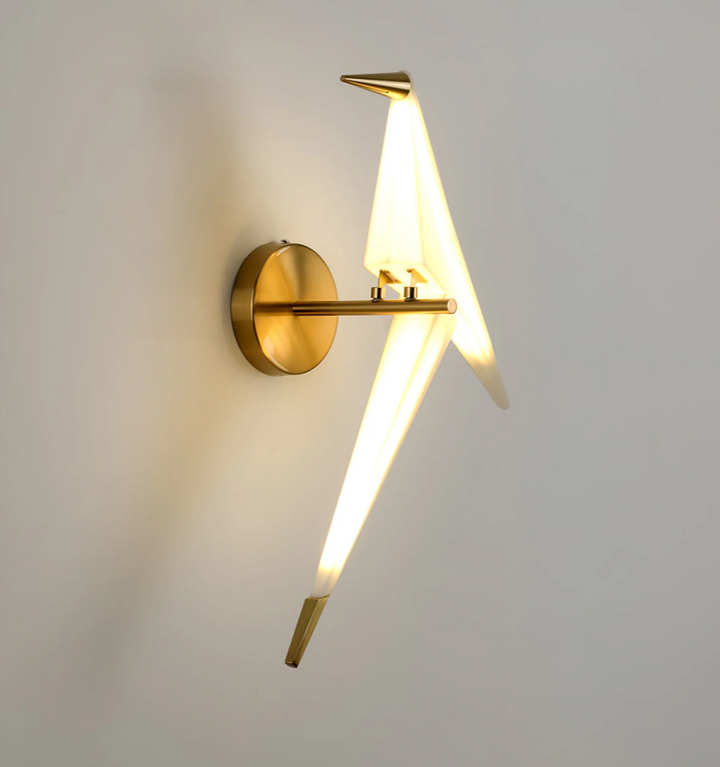 Perching Bird Wall Lamp