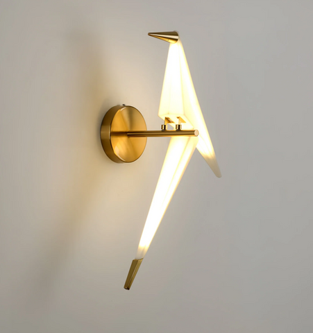 Perching Bird Wall Lamp