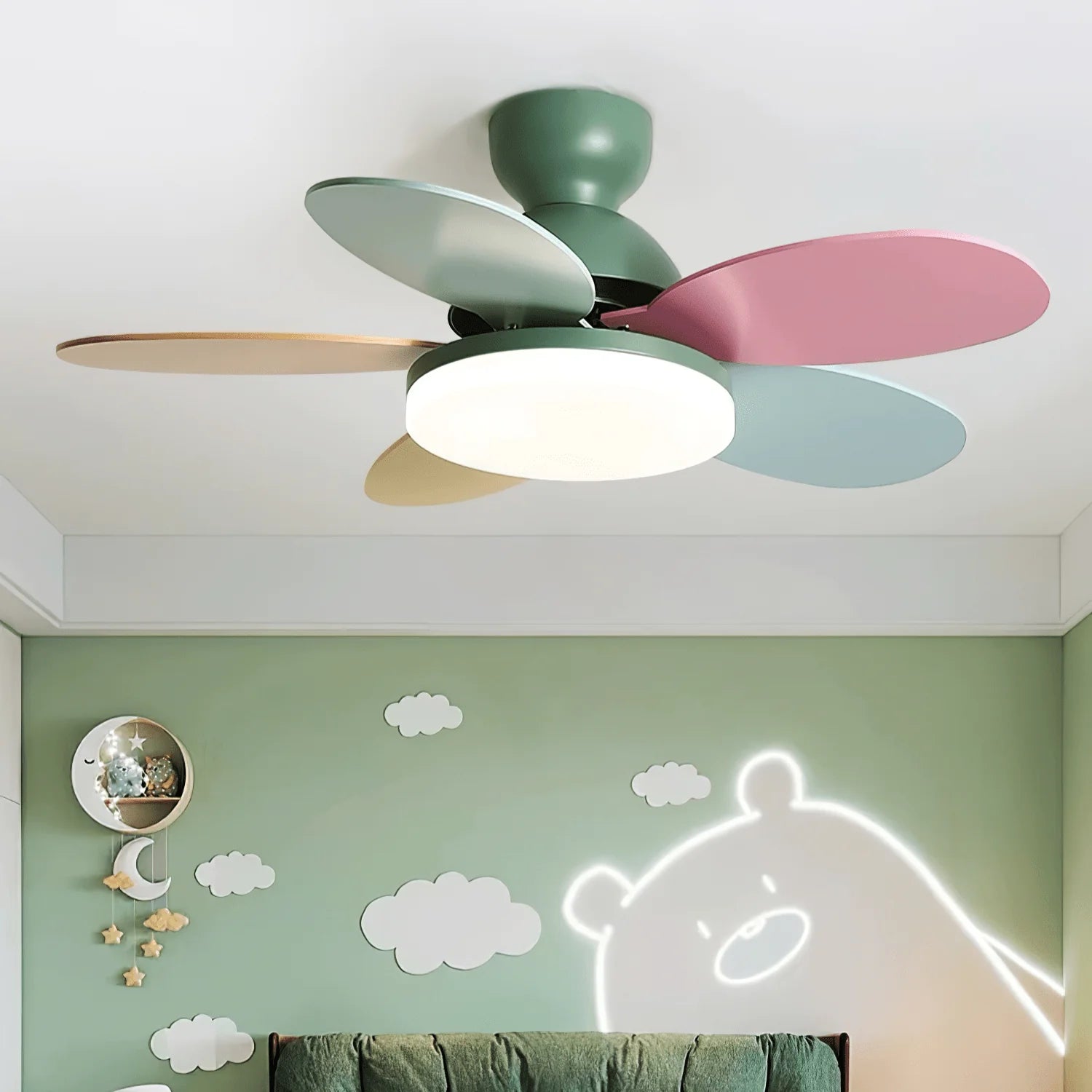 Petalo Ceiling Fan Light - Yiarolight