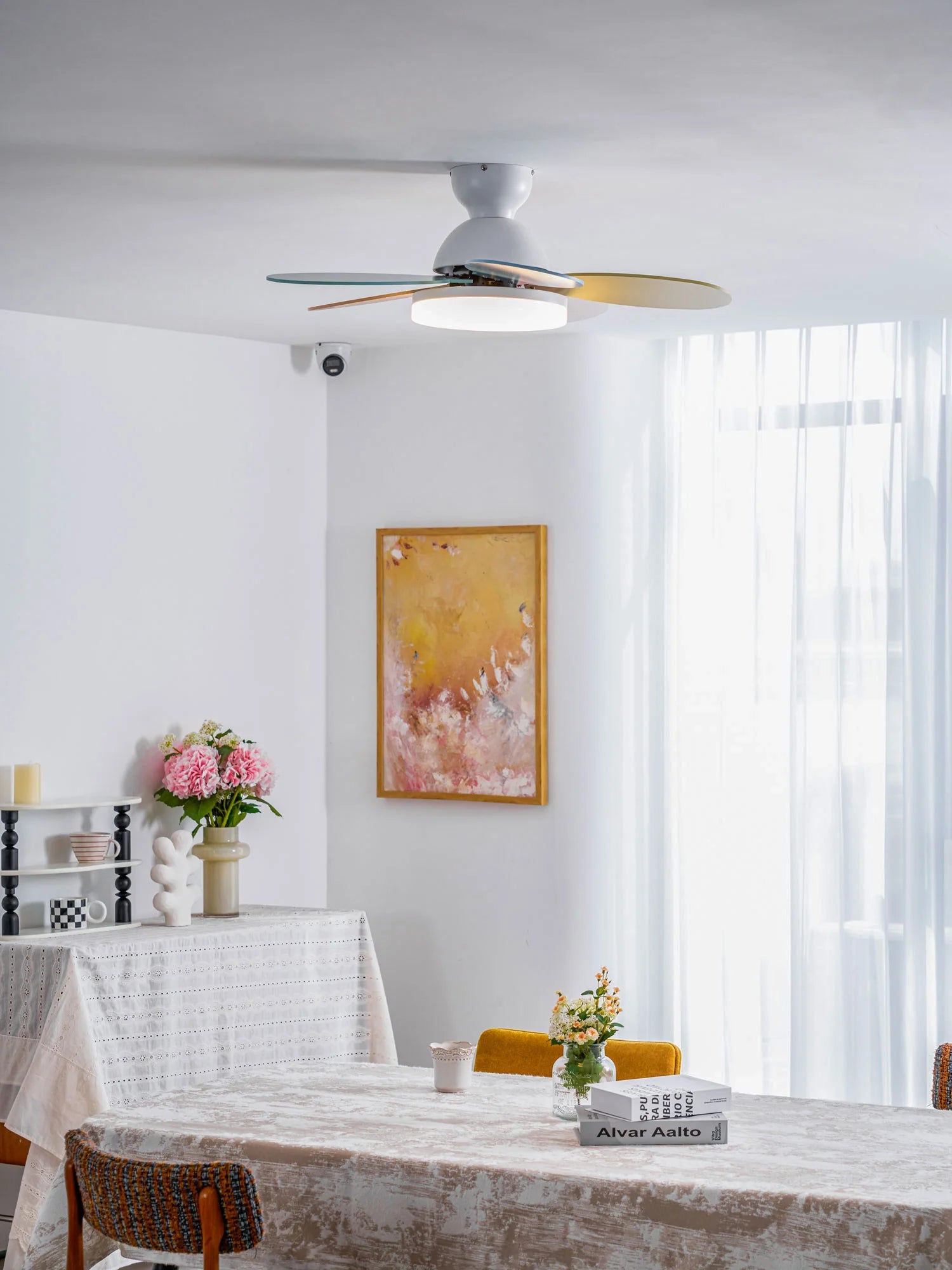 Petalo Ceiling Fan Light - Yiarolight