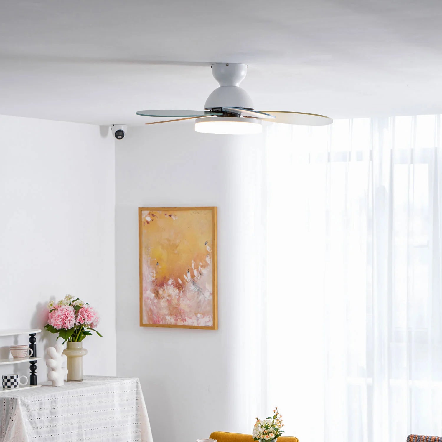 Petalo Ceiling Fan Light - Yiarolight