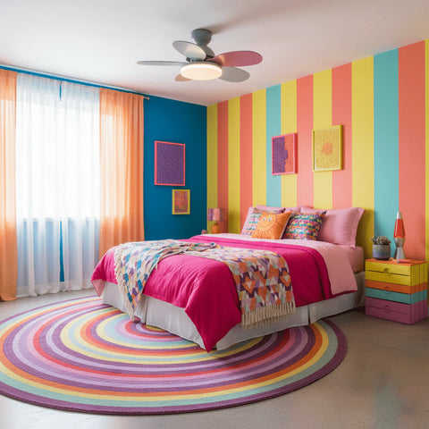 Petalo Ceiling Fan Light - Yiarolight