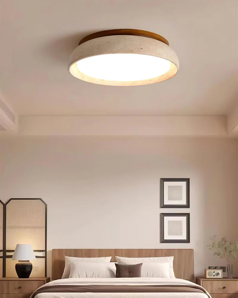 Piedra Travertine Ceiling Light - Yiarolight
