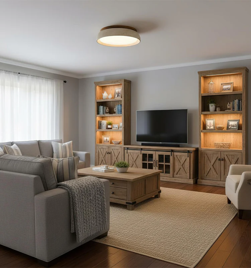 Piedra Travertine Ceiling Light - Yiarolight