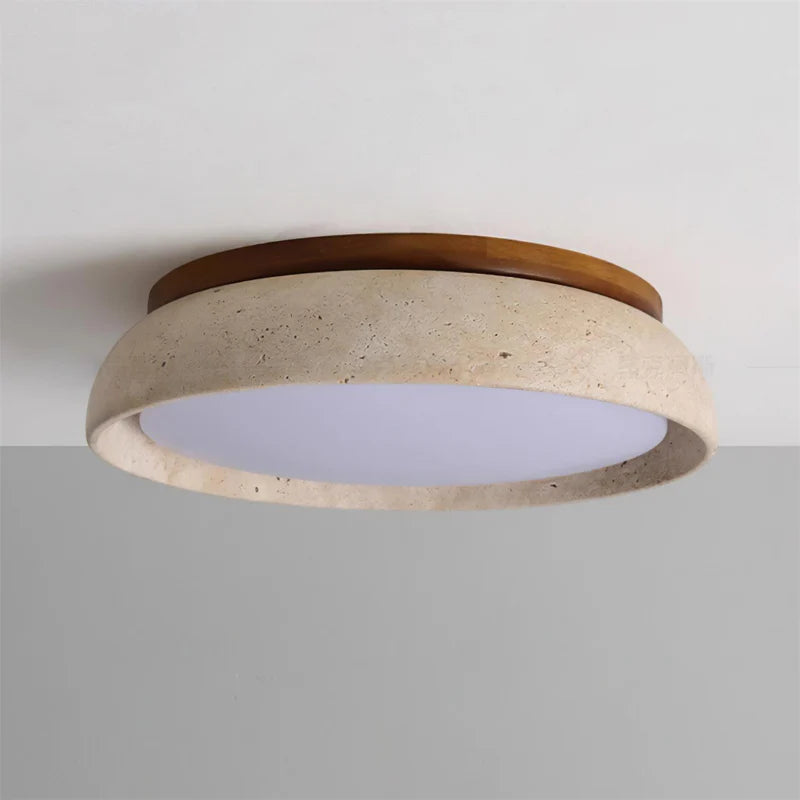 Piedra Travertine Ceiling Light - Yiarolight