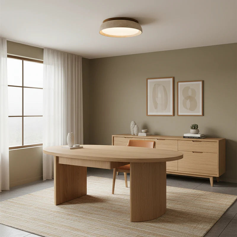 Piedra Travertine Ceiling Light - Yiarolight