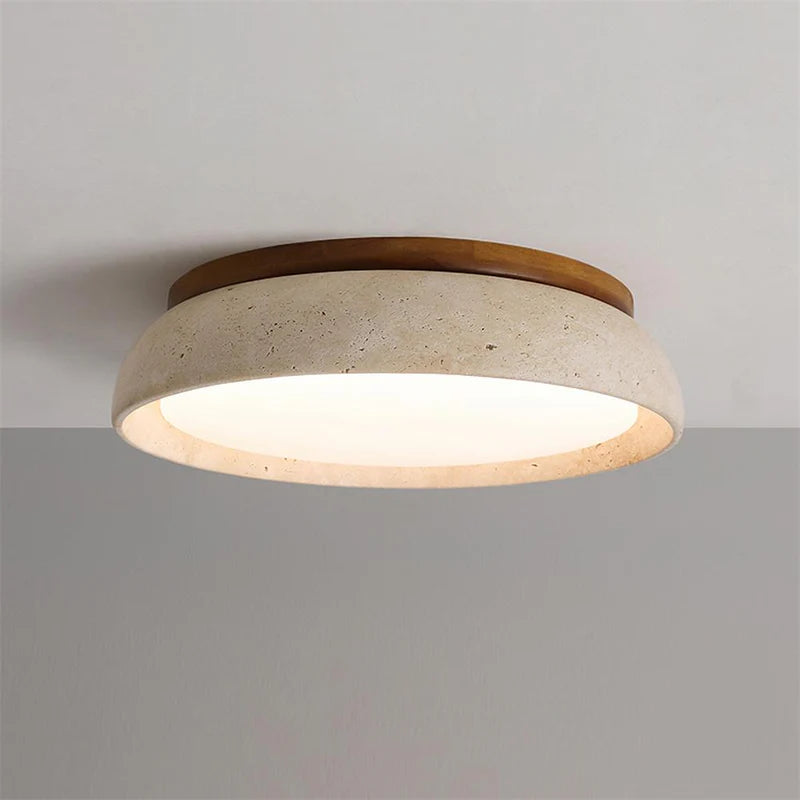 Piedra Travertine Ceiling Light - Yiarolight