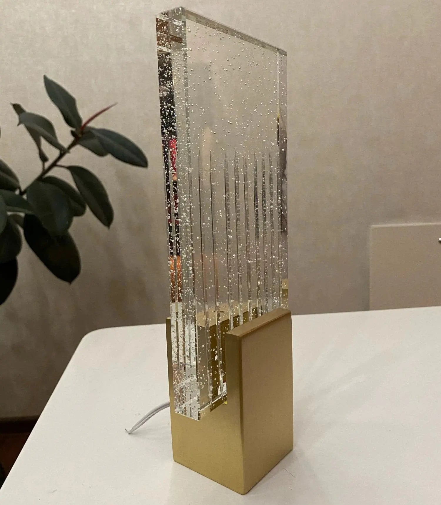 Pleated Crystal Wall Lamp - Yiarolight