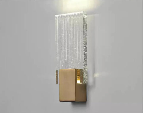 Pleated Crystal Wall Lamp - Yiarolight