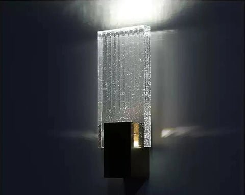 Pleated Crystal Wall Lamp - Yiarolight