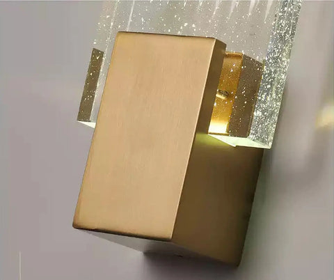 Pleated Crystal Wall Lamp - Yiarolight