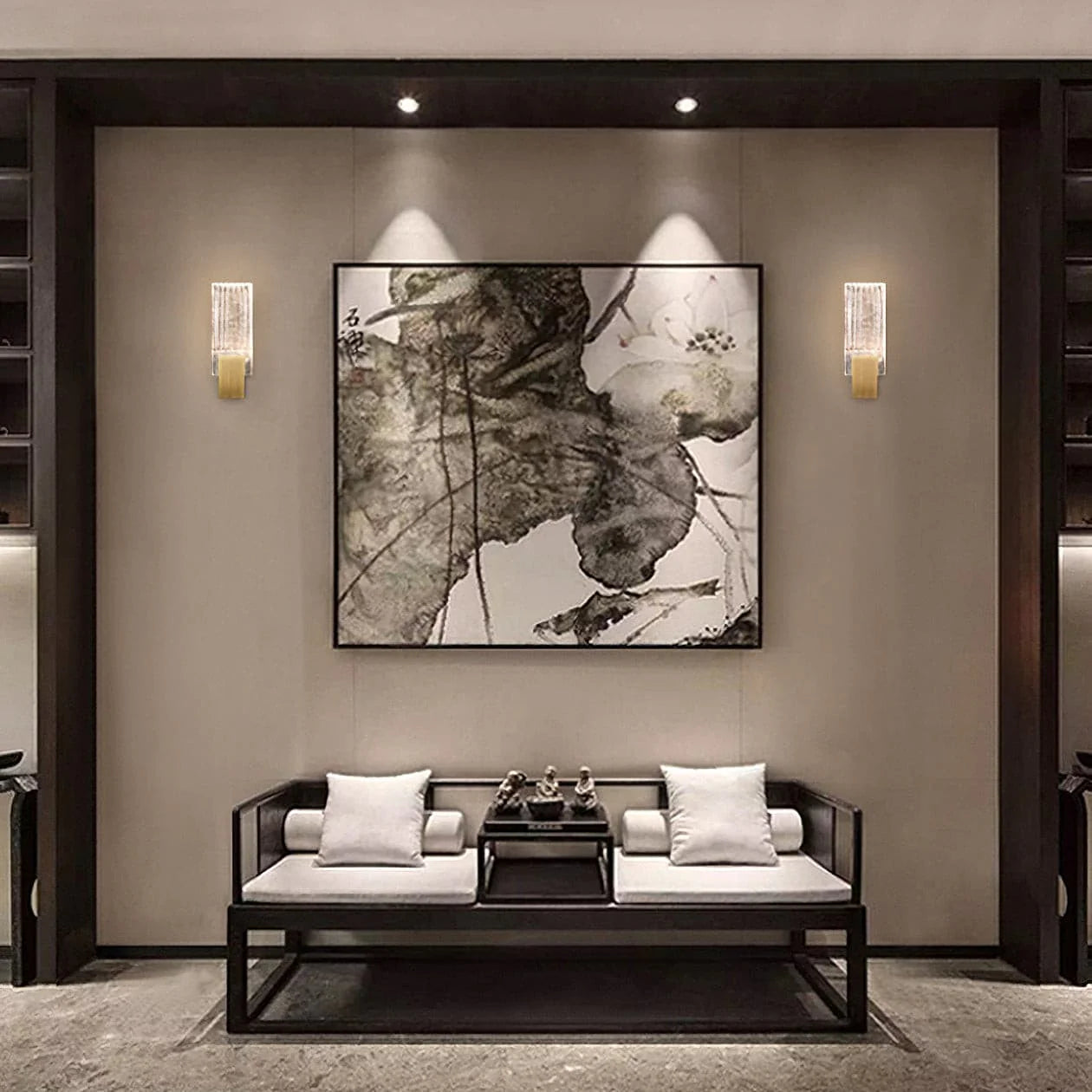 Pleated Crystal Wall Lamp - Yiarolight